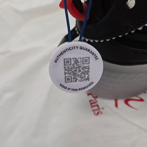 NWT/NIB Christian Louboutin Men's Arpoador Flat Black Sneakers Size 40/US Size 7 - Picture 13 of 14